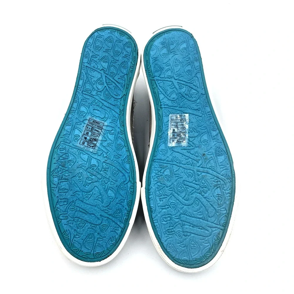 Blowfish Malibu Play Canvas Slip On‎ Sneakers Women 7.5 Taupe Distressed ZS0019